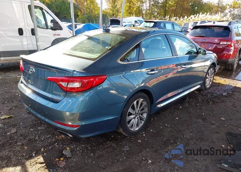 2017 Hyundai Sonata Sport из США, поврежденный, VIN 5NPE34AF2HH461657
